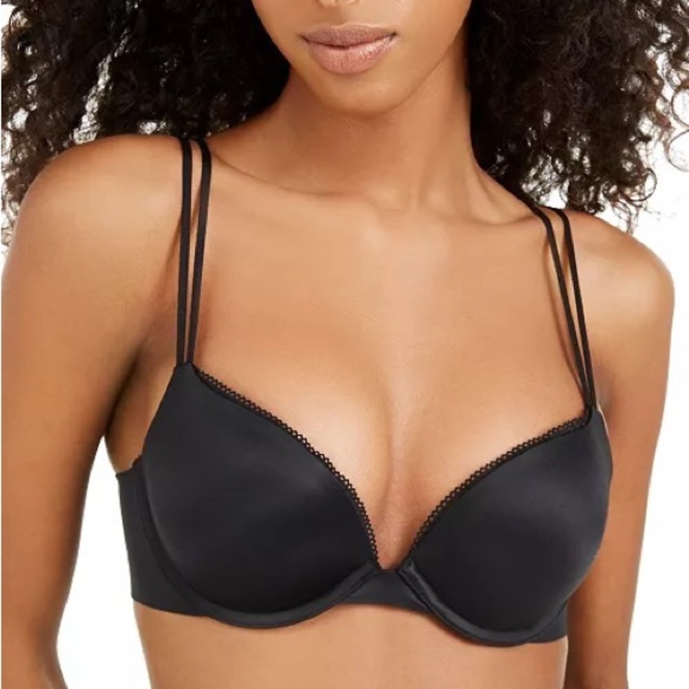 CALVIN KLEIN Liquid Touch Push-Up Plunge Bra